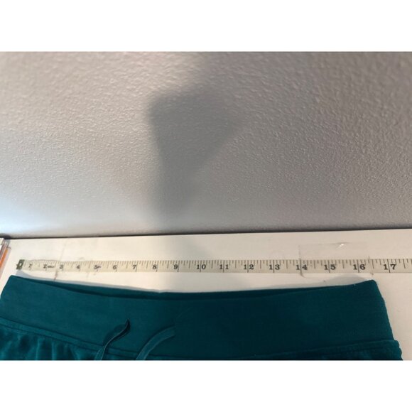 Made for Life Womens Pants Sz M Teal Velour Soft Comfy Athleisure Straight Leg - Picture 4 of 8
